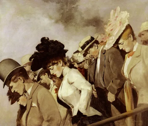 Franz Dvorak, At the Races