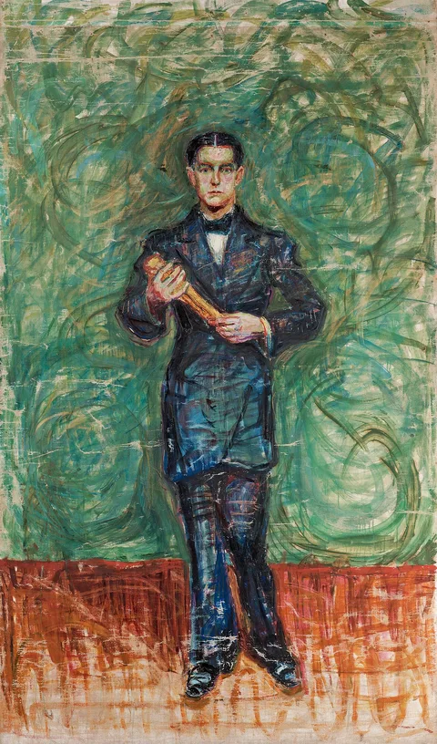Thorvald Hellesen, Self-portrait