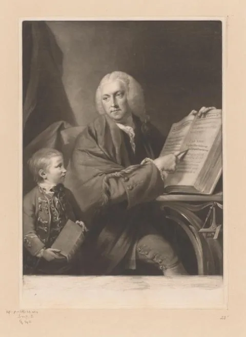 James Watson, Portret van Arthur Beardmore en zijn zoon