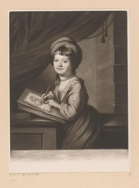 James Watson, Portret van Helena Beatson als kind