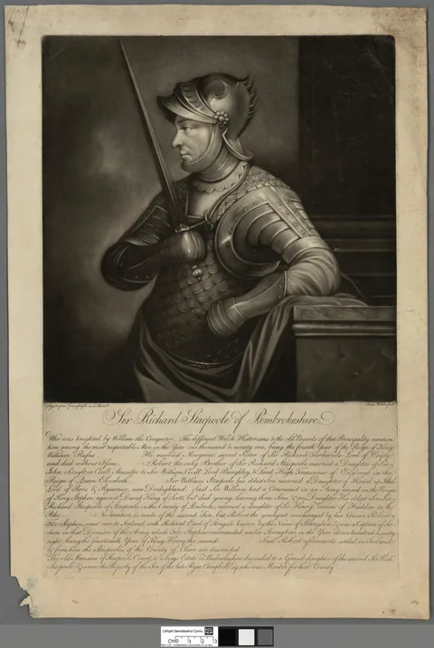 James Watson, Sir Richard Stacpoole of Pembrokeshire