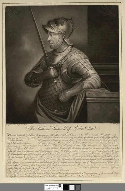 James Watson, Sir Richard Stacpoole of Pembrokeshire