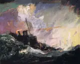 Henry Reuterdahl, American Destroyer Patrol Along the Atlantic