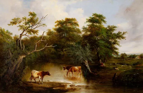 Robert Burrows, Cattle Watering