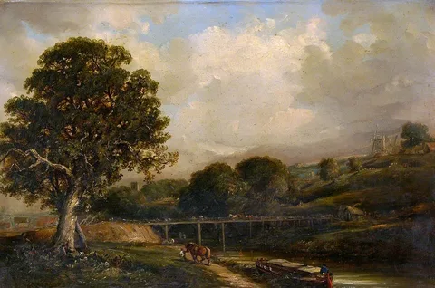Robert Burrows, Bridge, West of Stoke Bridge, Suffolk