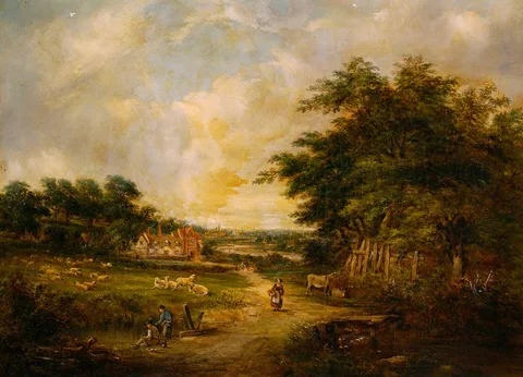Robert Burrows, Old Gippeswyck Hall, Suffolk
