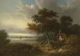 Samuel David Colkett, Landscape with Cottage