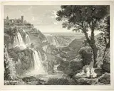 Wilhelm Friedrich Gmelin, The Principal View of the Large and Small Cascades at Tivoli