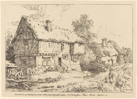 William Henry Pyne, Old Cottages