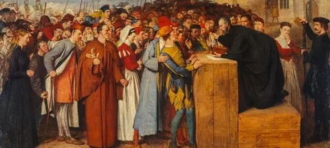 William Fettes Douglas, Wishart Preaching against Mariolatry