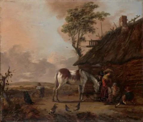 Jan Wouwerman, A Piebald Horse