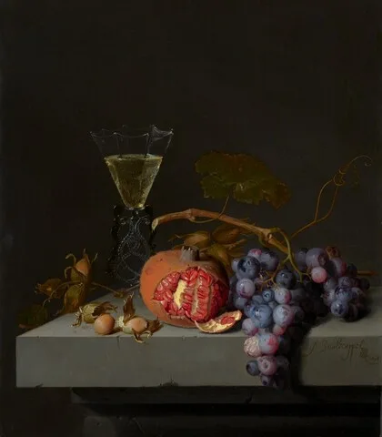 Jacob van Walscapelle, Still Life with Fruit