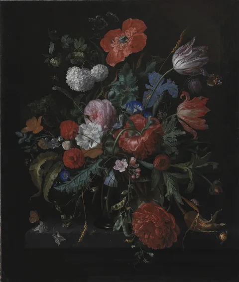 Jacob van Walscapelle, A Bunch of Flowers