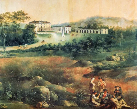 Louis Belanger, Rosersberg Castle, seen from north.
