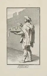Georg Martin Preisler, Plate 5[r]: Comb vendor