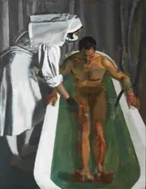 Alfred Thomson, A Saline Bath, Royal Air Force Hospital