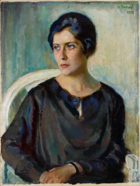 Verner Thomé, Portrait of Mrs. Senta Slöör