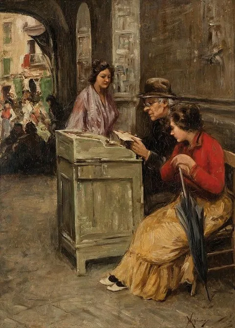 Vincenzo Migliaro, The scriber