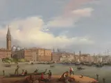 Carlo Canella, View of the Doge’s Palace from the Dogana in Venice
