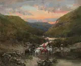 Victor Huguet, Ravine Near Biskra