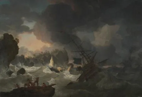 Hendrik Kobell, The Shipwreck