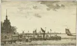 Hendrik Kobell, Havengezicht op het Oude Hooft te Rotterdam