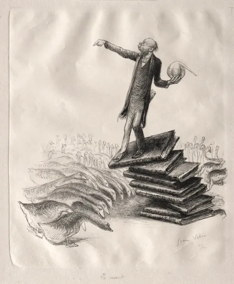 Jean Veber, The Savant