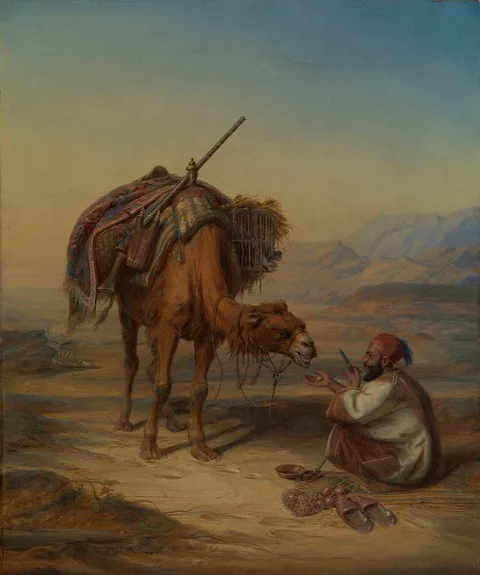 Hermann Kretzschmer, The Breakfast in the Desert