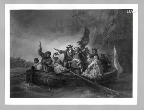 Hermann Kretzschmer, The arrival of the great Elector at Rügen