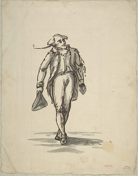 Henry Bunbury, Figure of a Man, the Lawyer