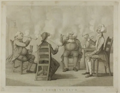 Henry Bunbury, A Smoking Club