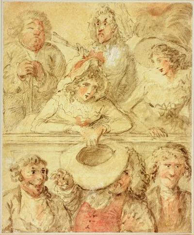 Henry Bunbury, In the Gallery