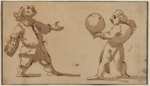 Giuseppe Maria Mitelli, A Caricature with Ball Players
