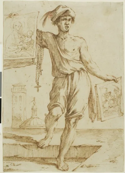Giuseppe Maria Mitelli, Vendor of Rosaries and Sacred Images
