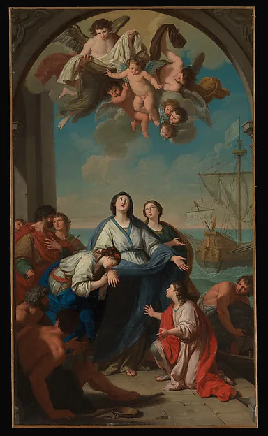 Giuseppe Bottani, The Departure of Saints Paula and Eustochium for the Holy Land