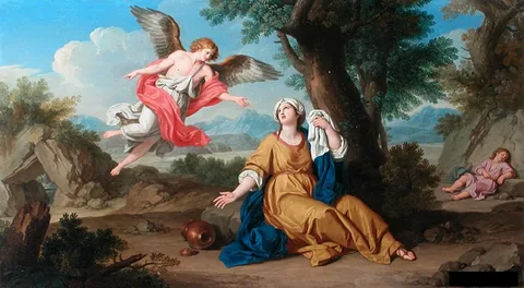 Giuseppe Bottani, Hagar and the Angel