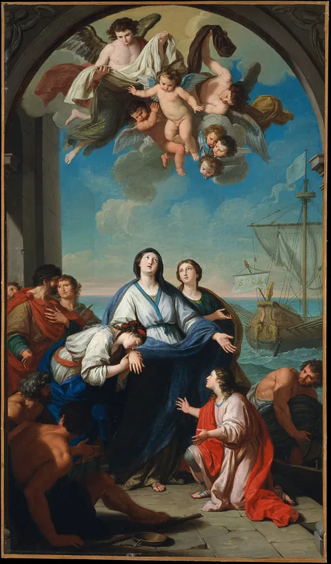 Giuseppe Bottani, The Departure of Saints Paula and Eustochium for the Holy Land