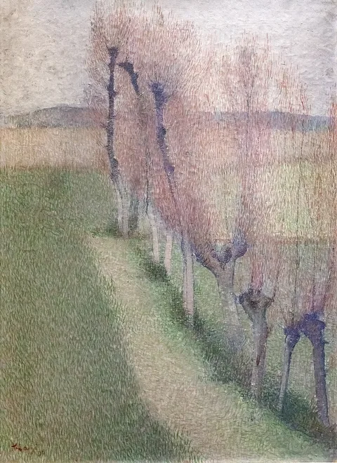 Achille Laugé, The willow alley