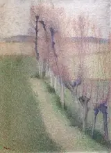 Achille Laugé, The willow alley