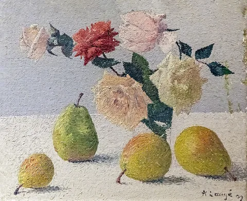 Achille Laugé, Fleurs et poires