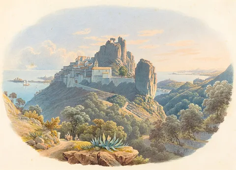 Gabriel Lory, Le Château d'Eze, pres de Nice