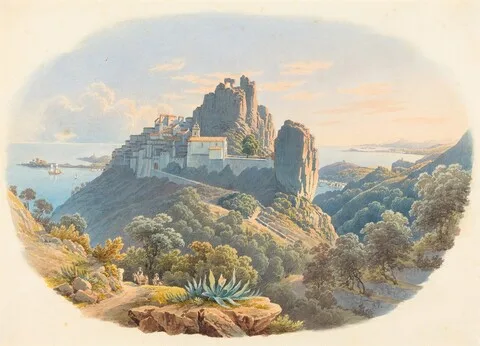 Gabriel Lory, Le Château d'Eze, pres de Nice