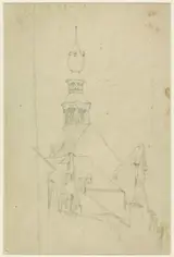 Eugène De Block, Kerktoren