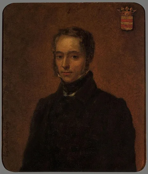Eugène De Block, Portrait of the father Joseph de Block Looz