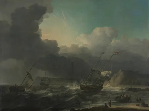 Jan Theunisz Blanckerhoff, marine landscape