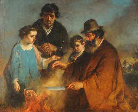 Ignacio Manzoni, El asado
