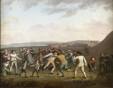 Alexander Carse, The Doonies versus the Croonies on New Year’s Day