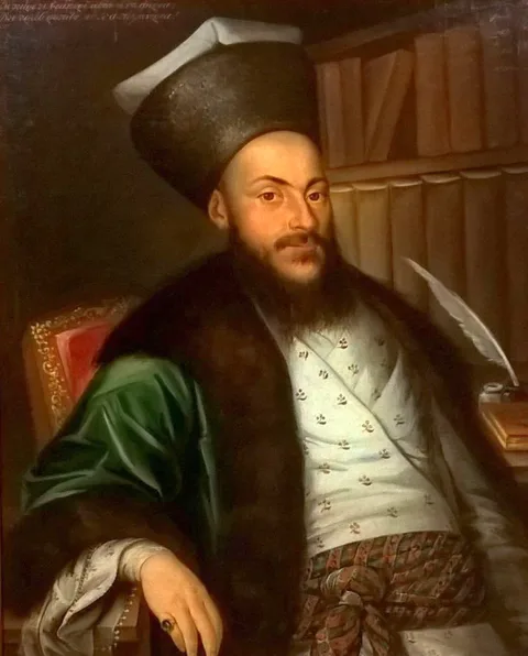 Anton Chladek, Portrait of Romanian poet Alecu Văcărescu