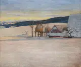 Hugo Baar, Winter landscape