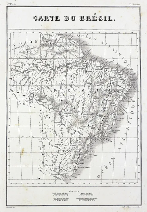 Charles Walter Stetson, Carte du Brésil